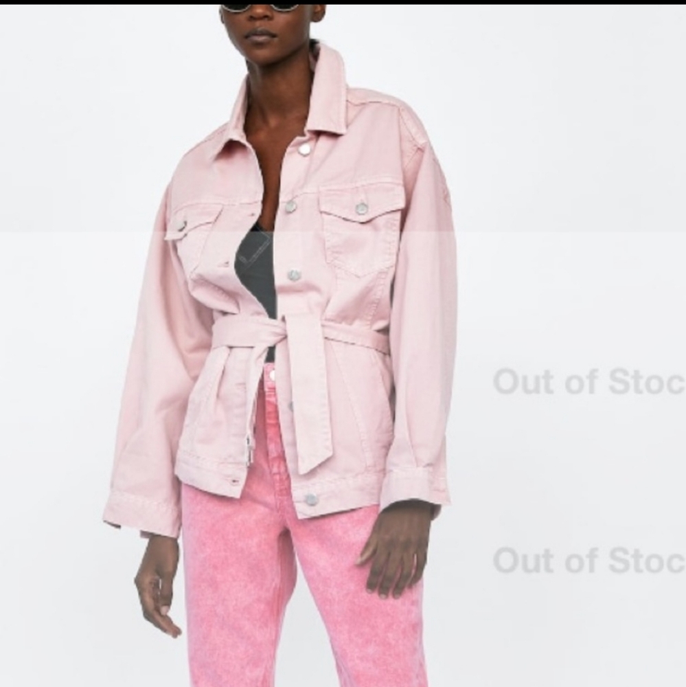 Zara Pink Jean jacket